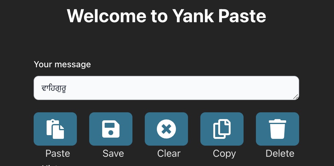 Yank Paste project preview